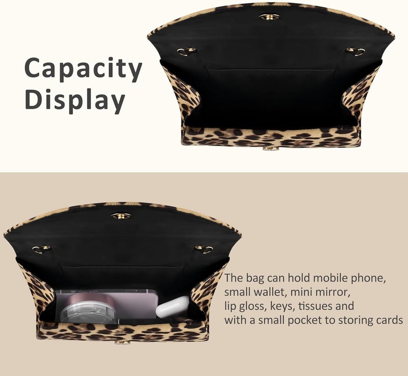 PACETAP Clutch Purses for Women, Handbags with Chain for Women Formal, Evening Bag for Wedding Party Cocktail Prom Dinner - Image 4